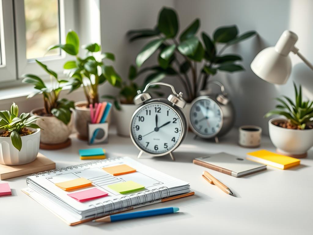 Person using a time management system on a laptop